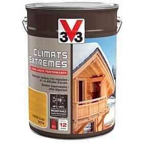 Lasure bois extérieurs climats extrêmes 5L chêne naturel - V33