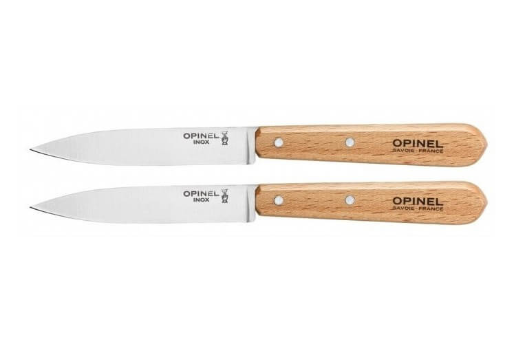 2 couteaux d'office N112 - lames inox - OPINEL