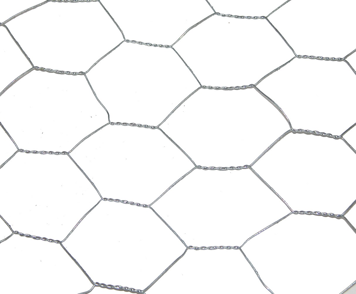 Grillage hexagonal acier galvanisé maille 40x40mm 0.5x3m - IDEAL GARDEN