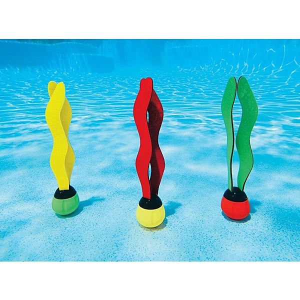 Jeux piscine 3 balles multicolore néoprène - INTEX