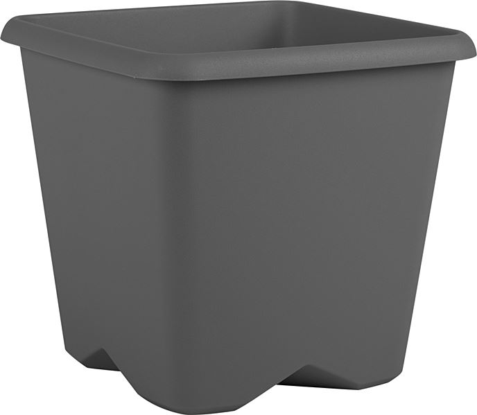 Pot Carré Chorus 4,3L Gris Anthracite