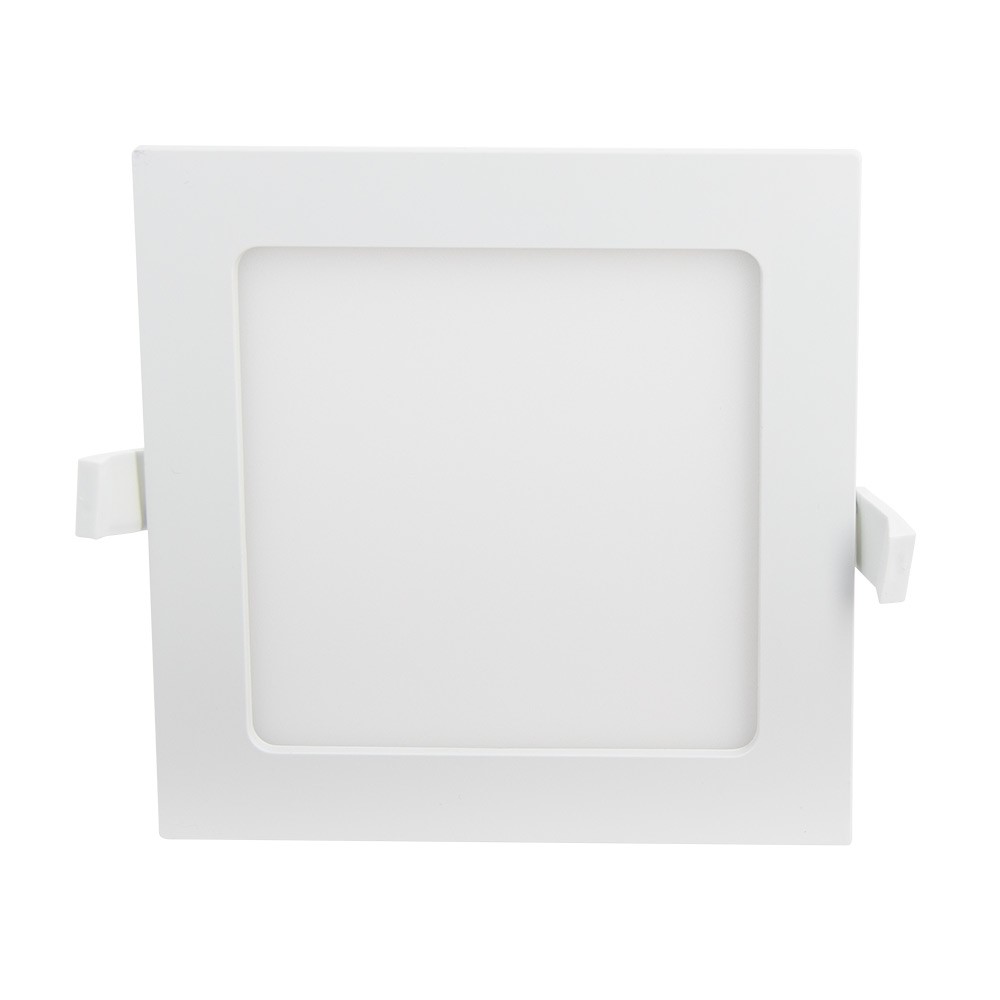 Plafonnier LED Extra Plat Carré 15,5x15,5cm 850lm - XANLITE