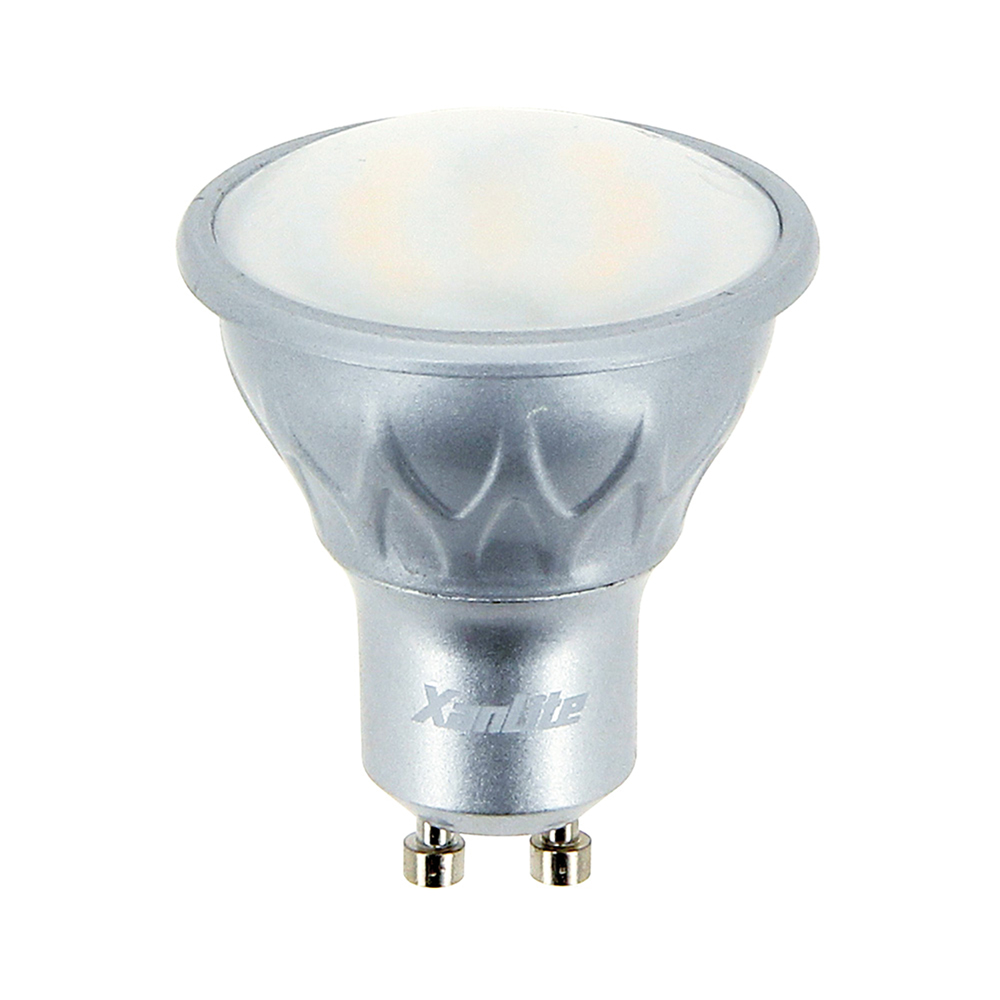 Ampoule led SMD transparent GU10 420lm 120° 6W blanc chaud - XANLITE