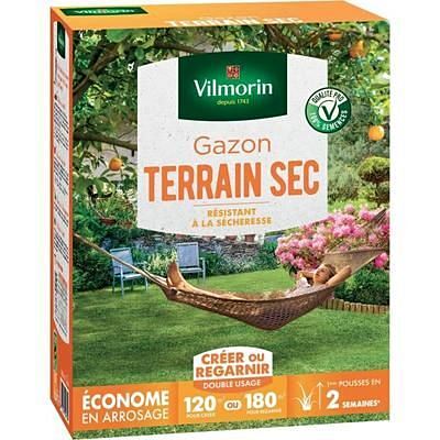 Gazon Rustique Terrain Sec 3kg - VILMORIN