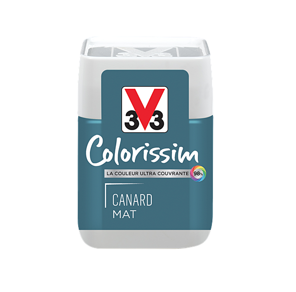 Testeur de peinture multisupport Colorissim canard mat 75ml - V33