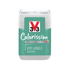 Testeur de peinture multisupport satin vert jungle 75 ml - V33