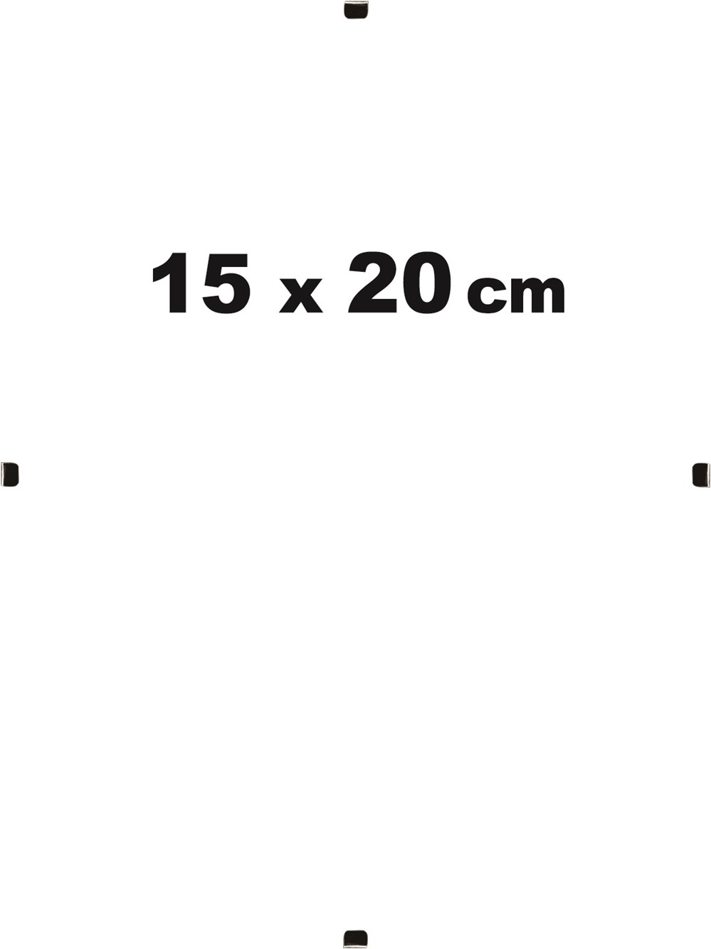 Cadre sous-verre 15x20cm - 1ER