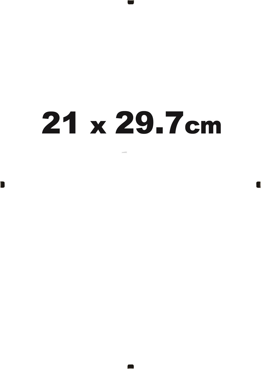 Cadre sous-verre 21x29,7cm - 1ER