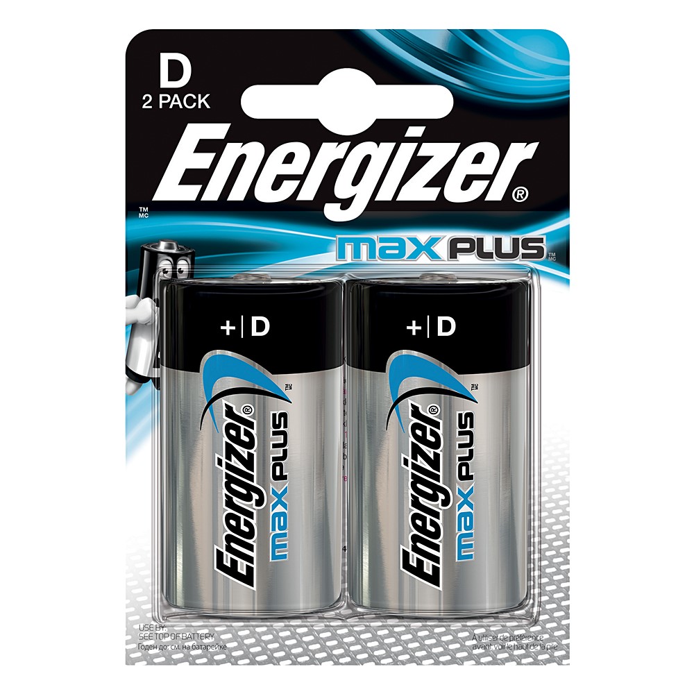 Pile D LR20 Energizer Max Plus 1.5V x2