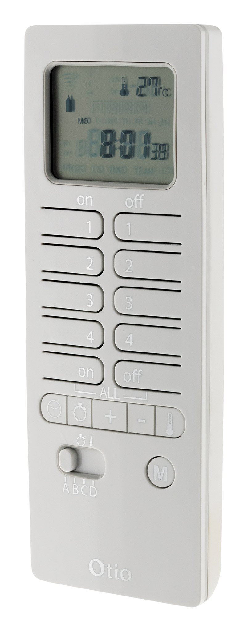 Télécommande domotique programmable 16 canaux avec fonction thermostat