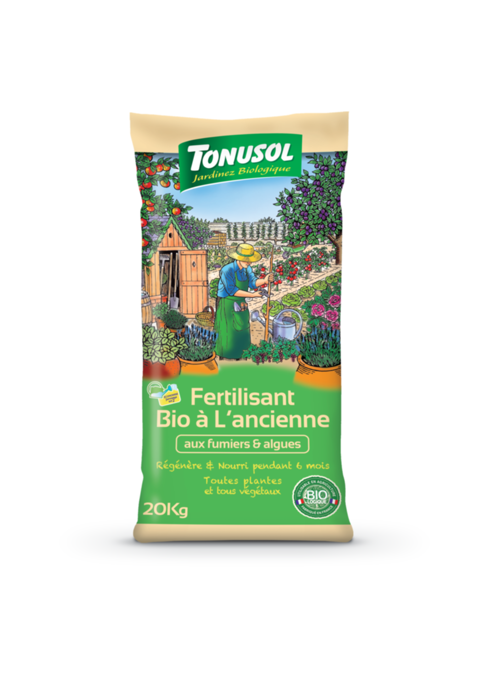 Fertilisant bio à l'ancienne 20 kg - TONUSOL