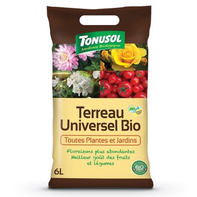 Terreau bio universel 6L - TONUSOL