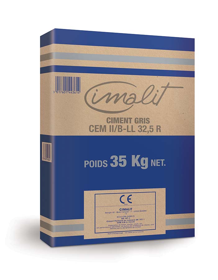 Ciment CEM II CE Gris 35KG