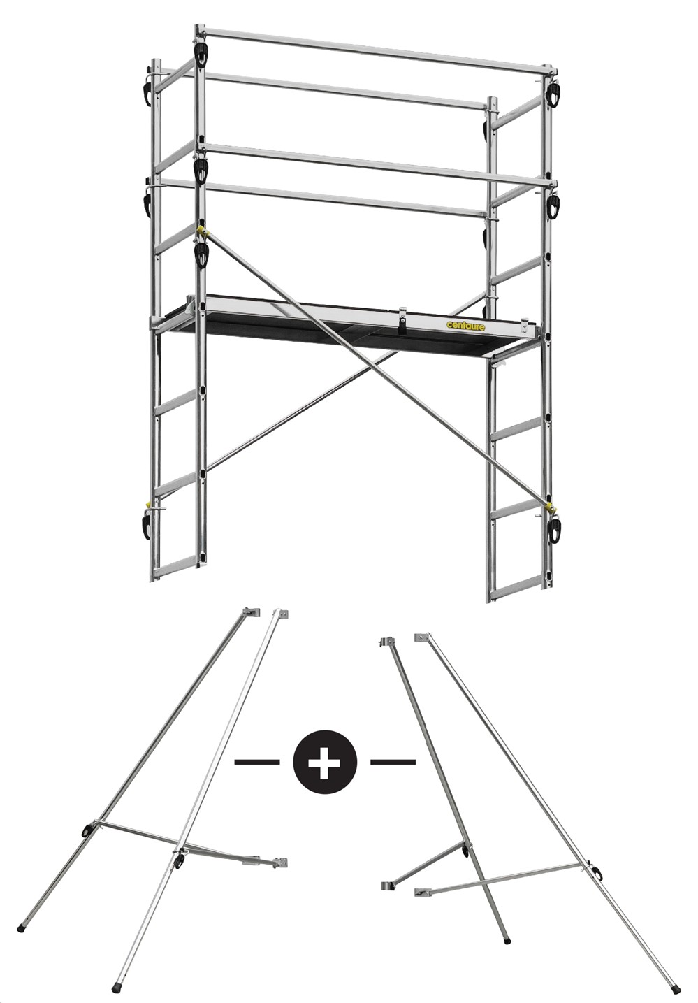 Réhausse Echafaudage TEK'UP / QUAD UP Evolution 6,70m - CENTAURE