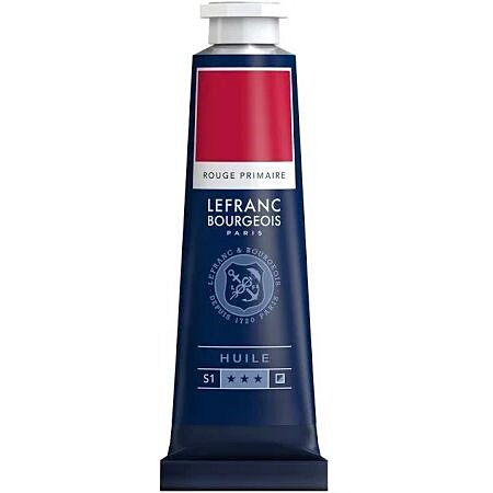 Peinture huile fine Rouge primaire 40 ml - LEFRANC BOURGEOIS