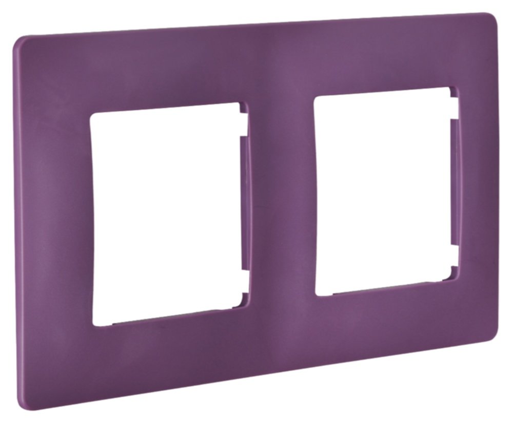 Double Plaque Finition Di-Line Figue N°1 Violet - INVENTIV