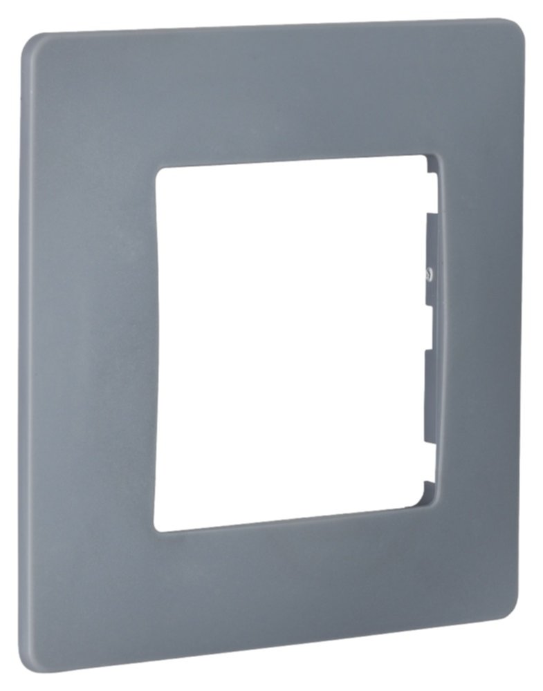 Plaque Finition Di-Line Zinc N°2 Gris - INVENTIV