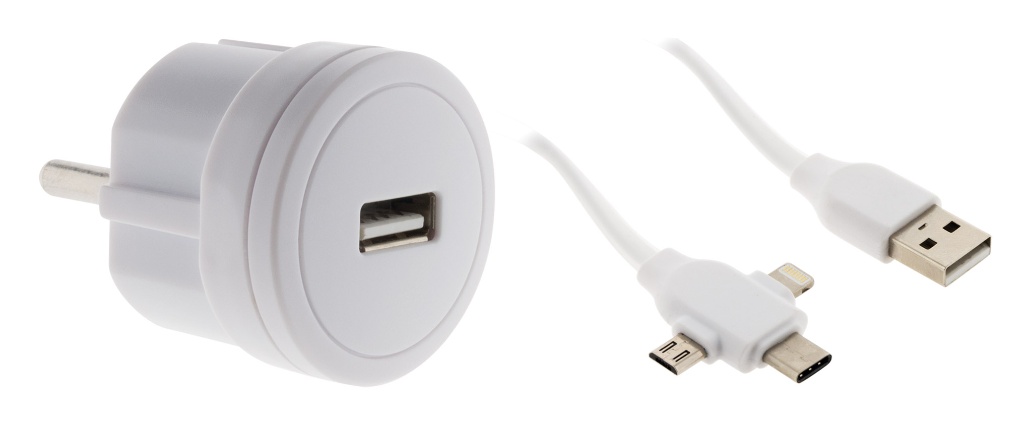 Adaptateur usb avec cordon usb universel