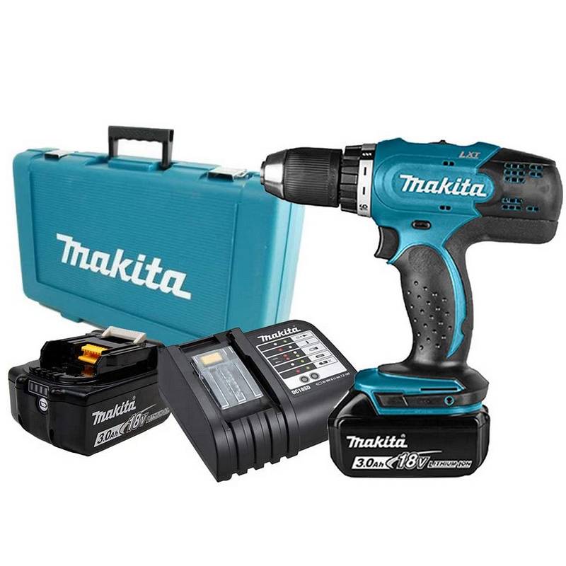 Perceuse visseuse DDF453SFE 18V 2x3Ah + coffret - MAKITA