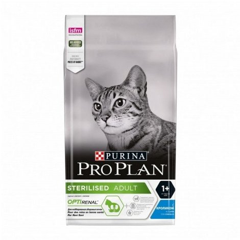 Croquettes Chat Stérilisé Optirenal Lapin 1,5kg - PRO PLAN