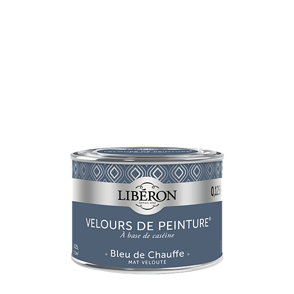 Peinture multisupport velours bleu de chauffe 125ml - LIBERON