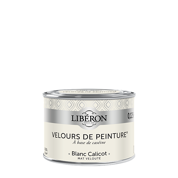 Peinture multisupport velours blanc calicot 125ml - LIBERON