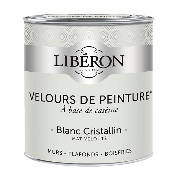 Peinture multisupport velours blanc cristallin 0,5L - LIBERON