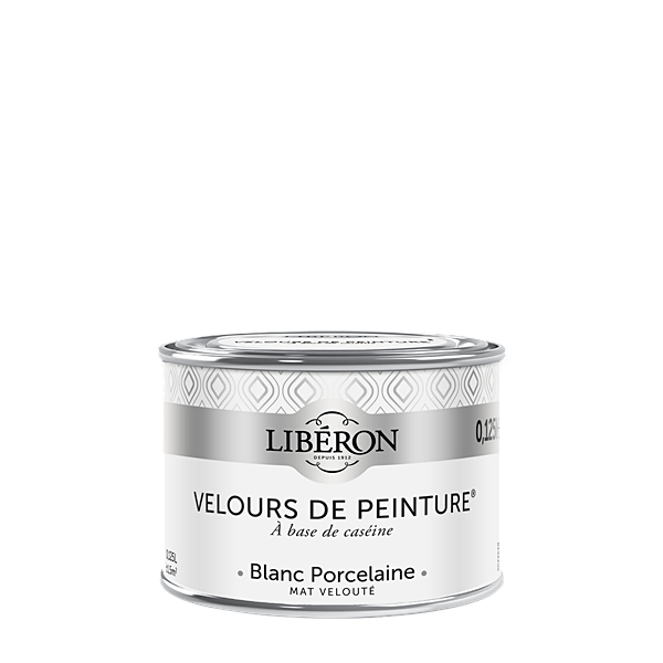 Peinture multisupport velours blanc porcelaine 125ml - LIBERON