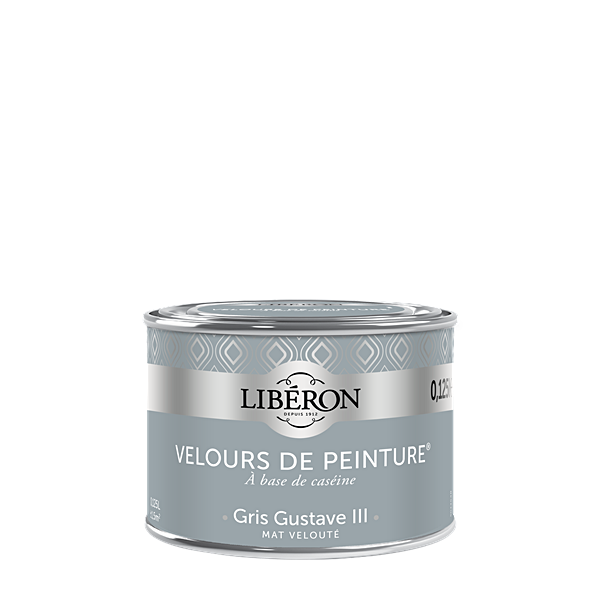 Peinture multisupport velours gris Gustave III 125ml - LIBERON