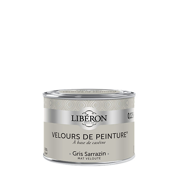 Peinture multisupport velours gris sarrasin 125ml - LIBERON