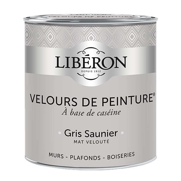 Peinture multisupport velours gris saunier 0,5L - LIBERON