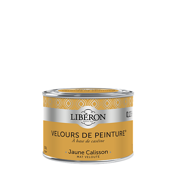 Peinture multisupport velours jaune calisson 125ml - LIBERON