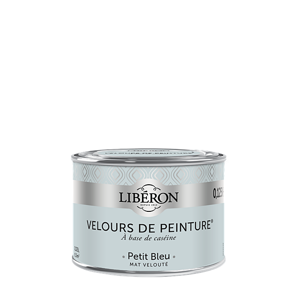 Peinture multisupport velours petit bleu 125ml - LIBERON