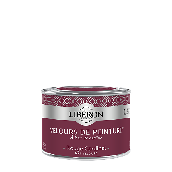 Peinture multisupport velours rouge cardinal 125ml - LIBERON