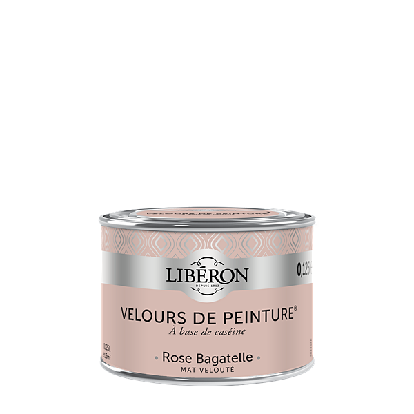 Peinture multisupport velours rose bagatelle 125ml - LIBERON