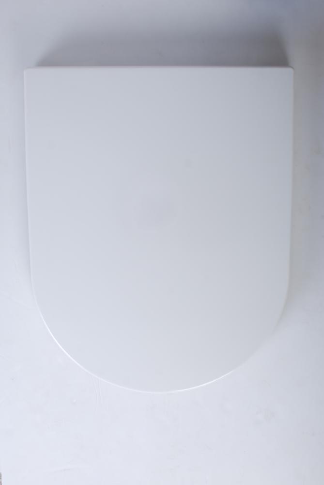 Abattant WC plastique Cover frein de chute déclipsable blanc - INVENTIV