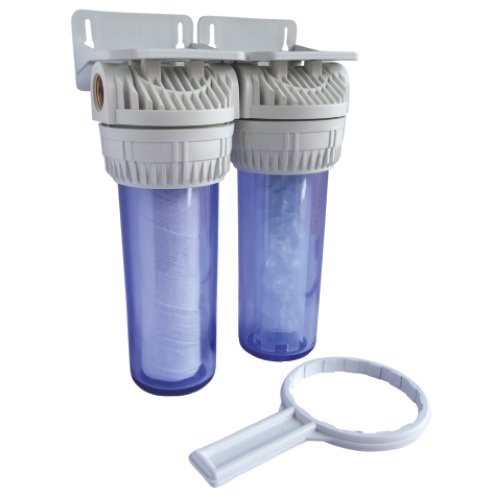 Station Filtre Double Cartouches de Filtration et Anticalcaire - AQUAWATER