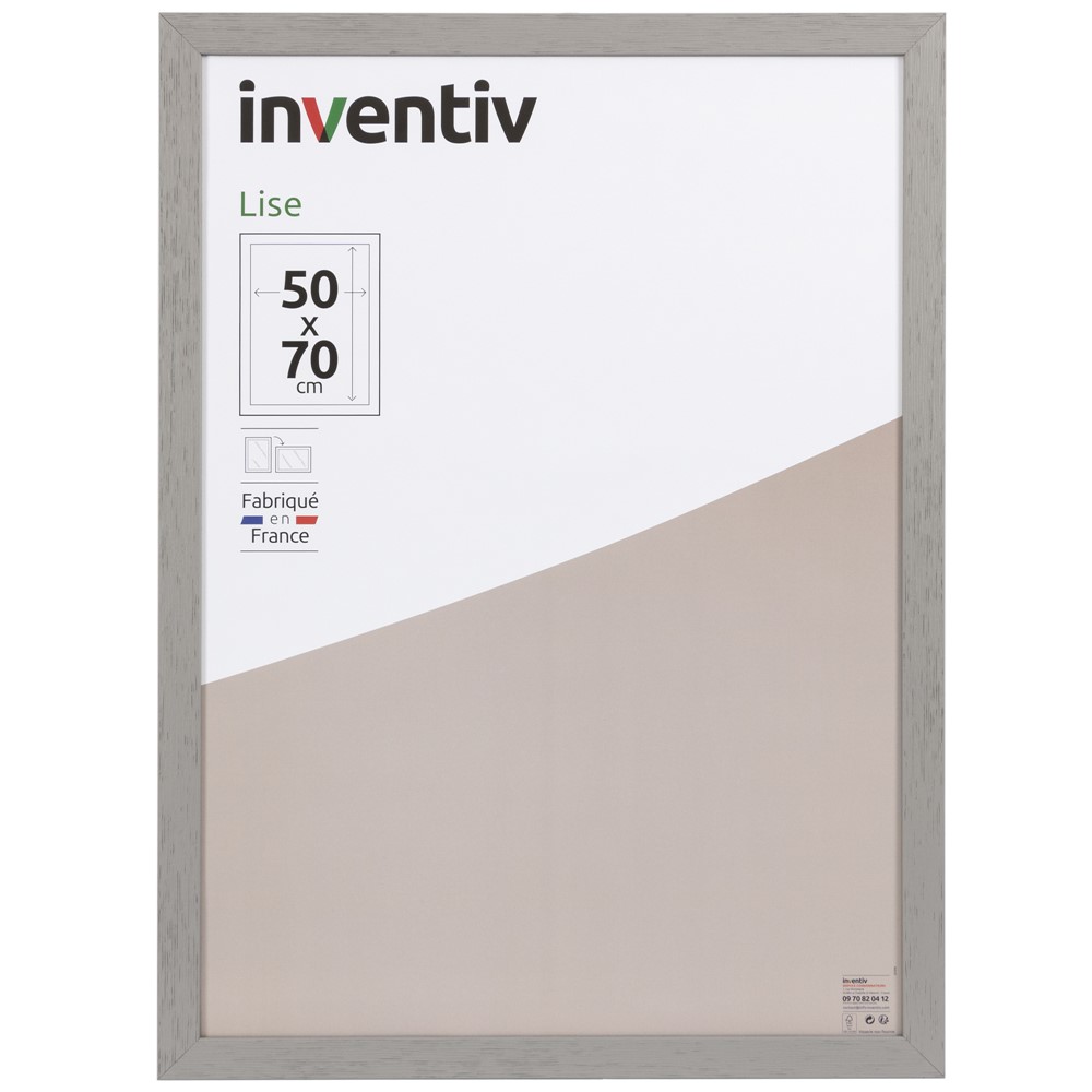 Cadre photo Lise 50x70cm Gris - INVENTIV