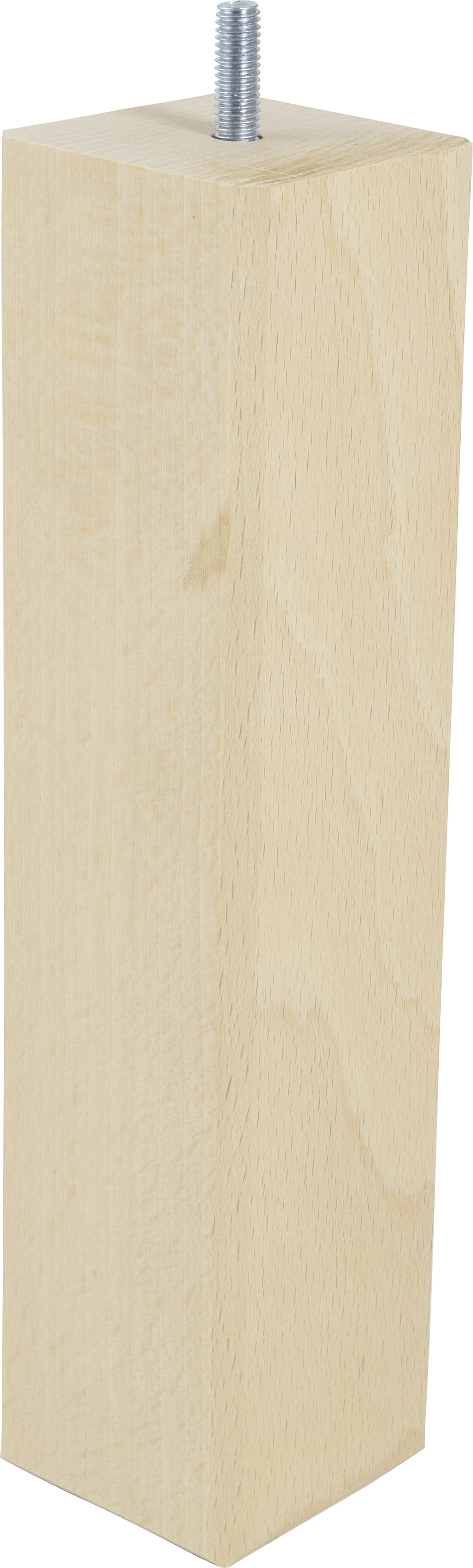 Pied de lit carré bois brut H.250 60x60mm - BAR PLUS