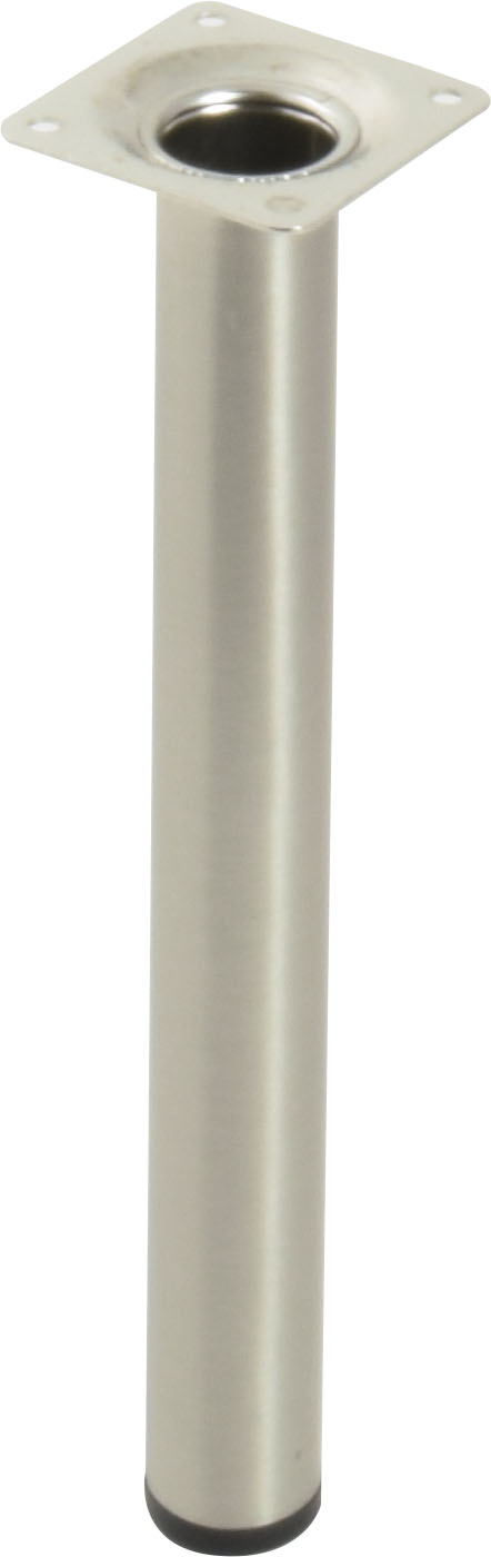 Pied metallique cylindrique sans verin brosse H.250 ∅30 - BAR PLUS