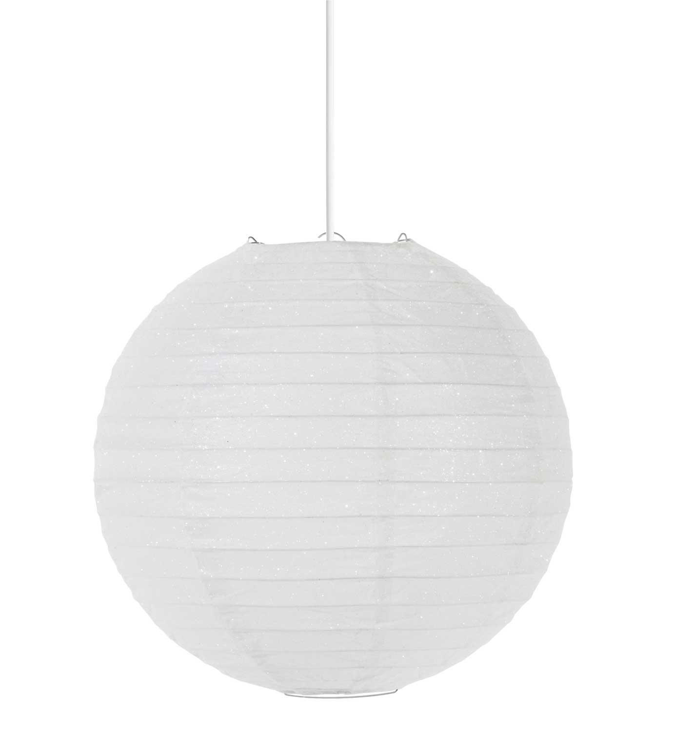 Boule papier Disco blanc d35