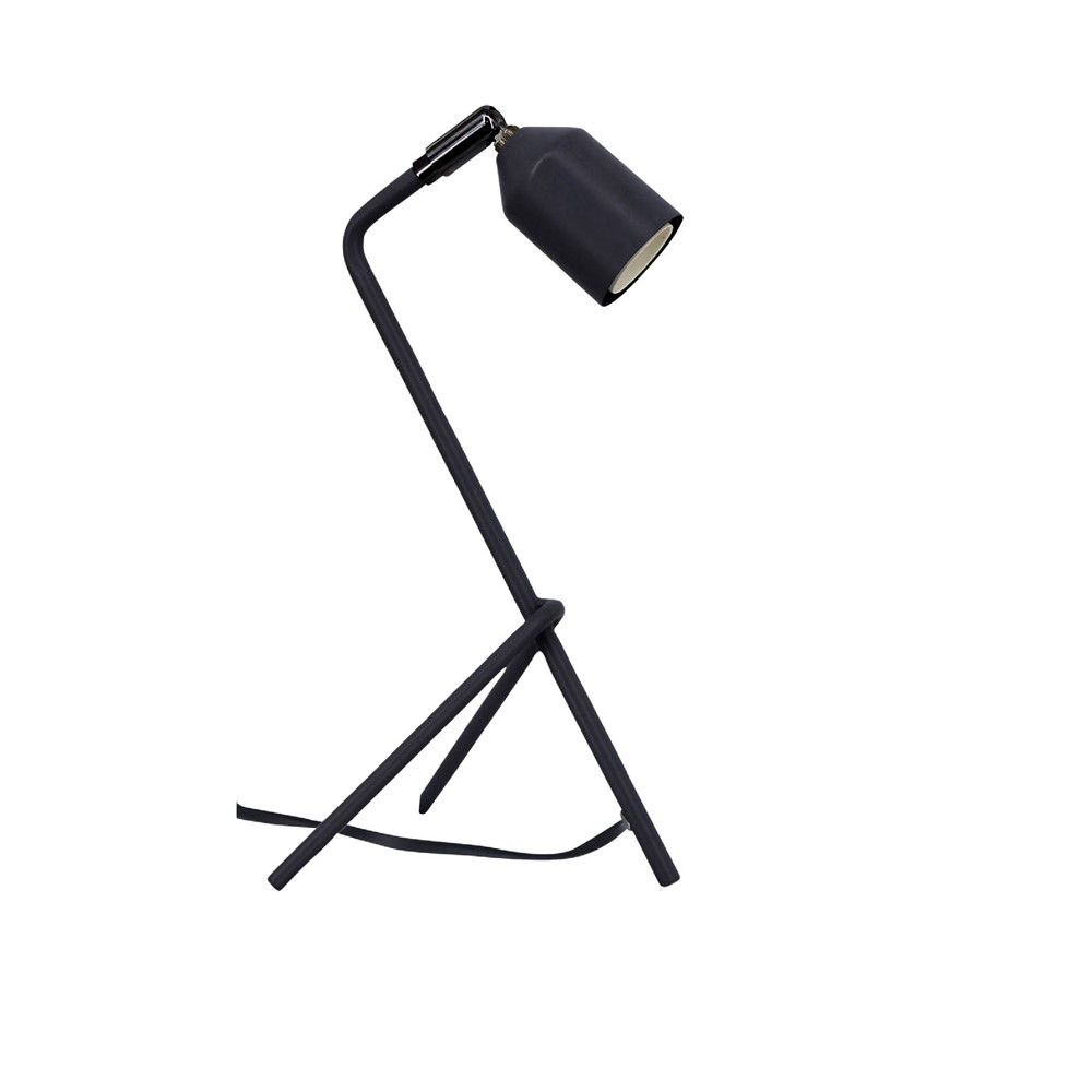 Lampe de Bureau Espar 33,5x18x20cm 40W Noir - MATHIAS 