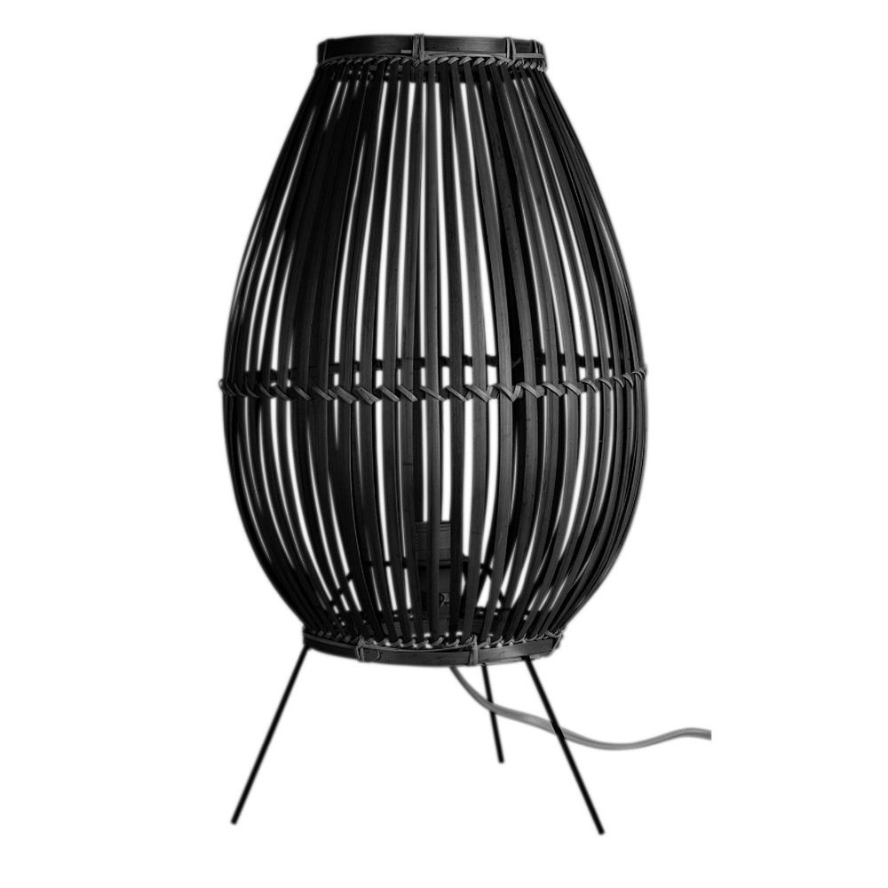 Lampe Etnik 44x25x25cm 60W Noir - MATHIAS 