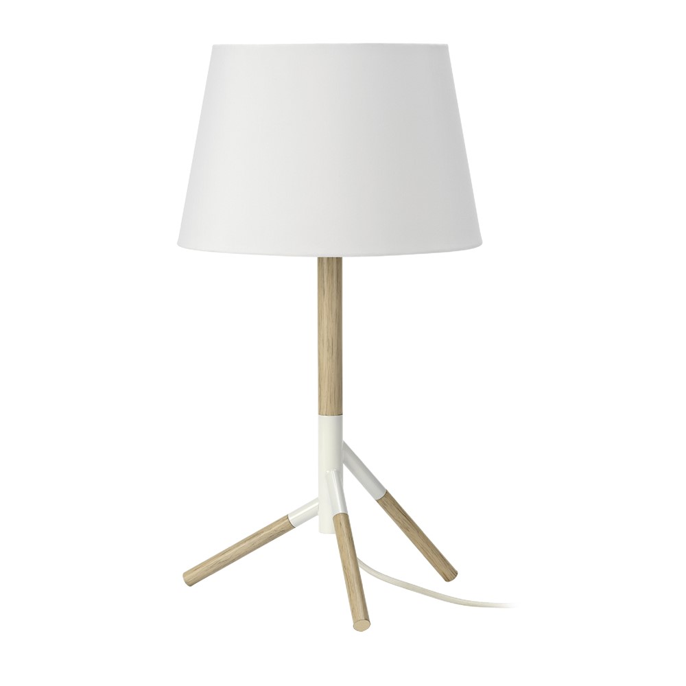 Lampe Forest 55x36,5x36,5 60W Blanc - MATHIAS 