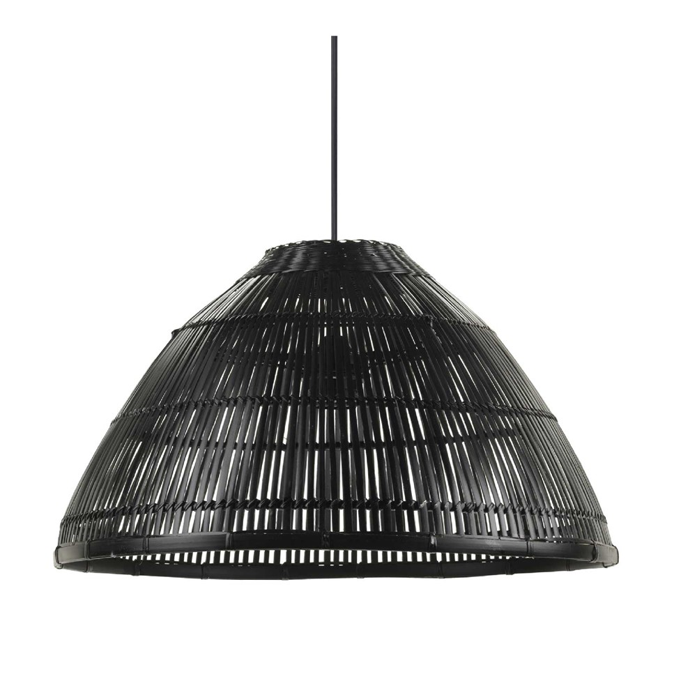 Suspension Etnick 24x46x46cm 60W Noir - MATHIAS