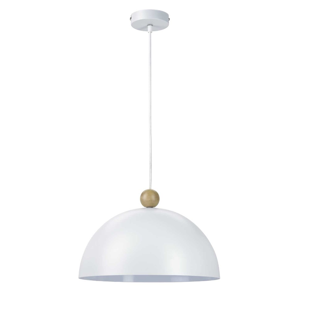 Suspension Mirka 22,5x35x35cm 60W Blanc - MATHIAS