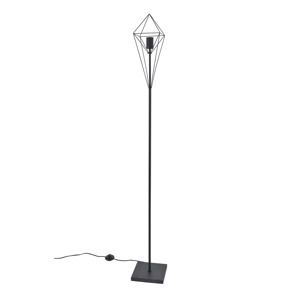 Lampadaire Bijou Métal Noir 167cm 60W - COREP