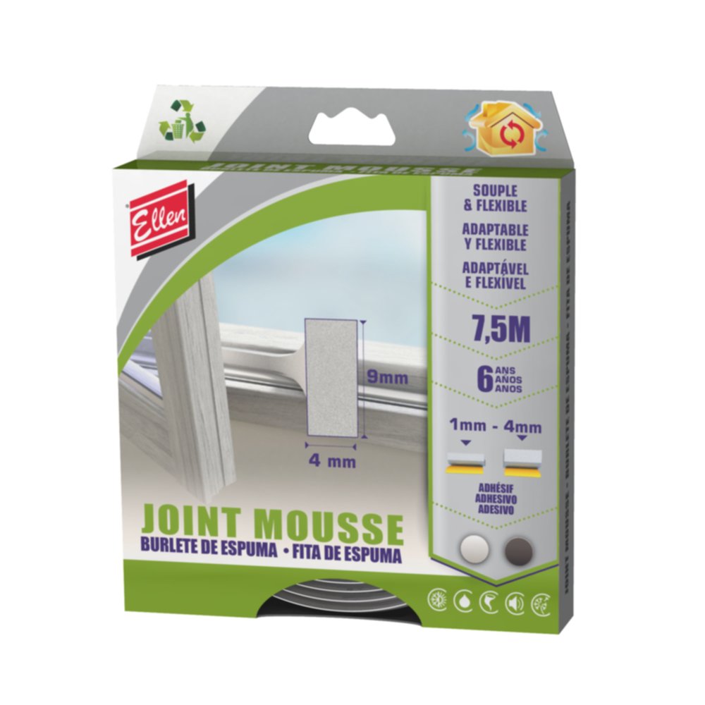 Joint souple et flexible Blanc 7.5M ELLEN