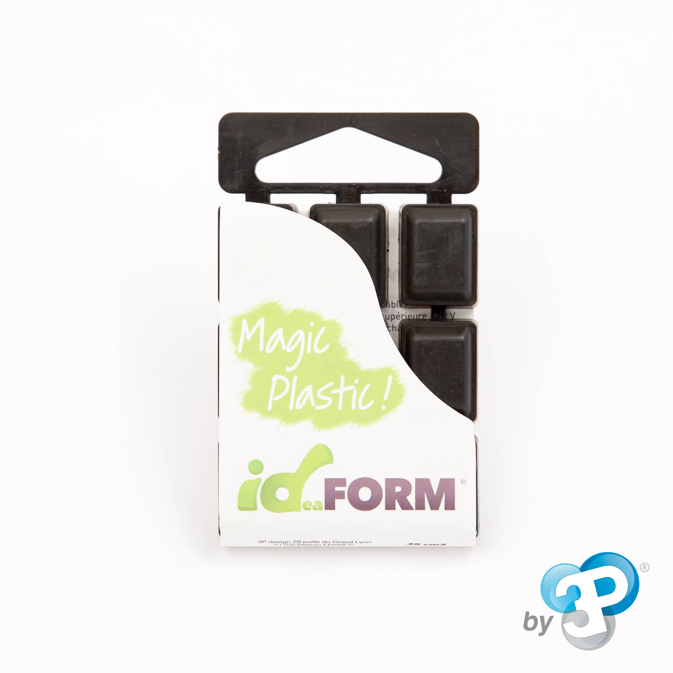 Tablette plastique thermoformable 20 cm3 noir - ID-FORM