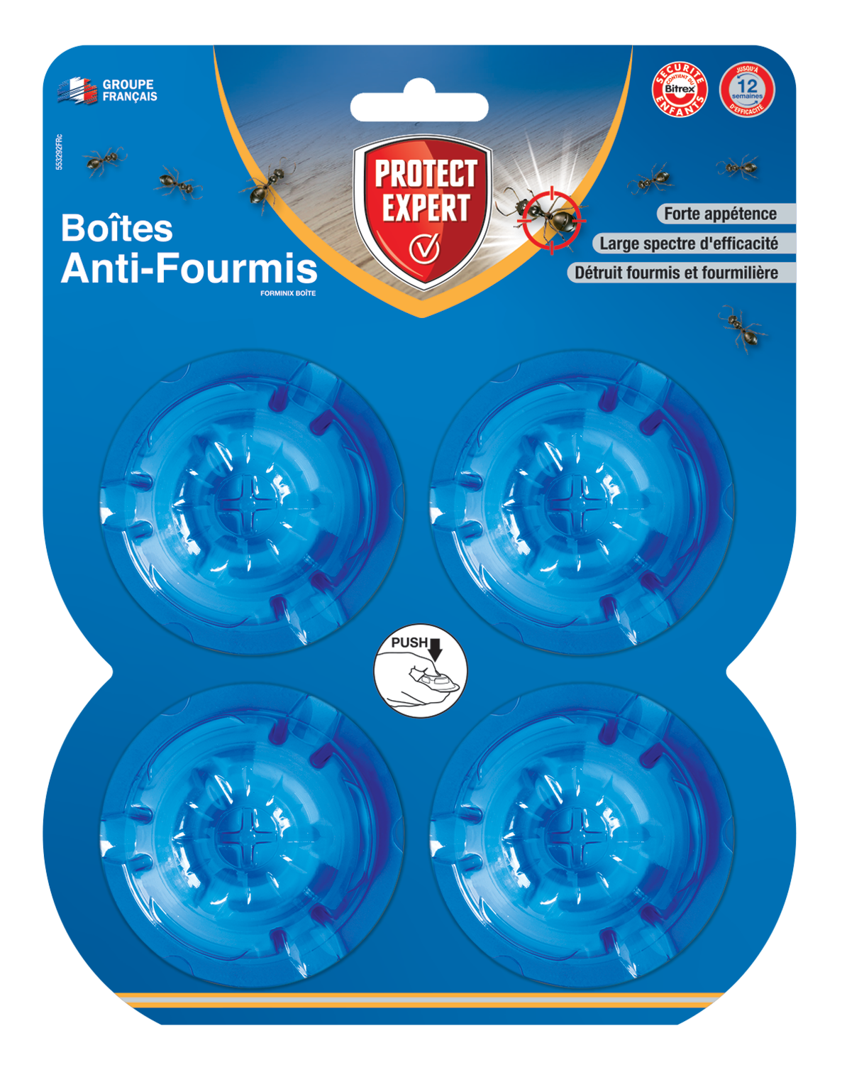Anti-fourmis Forminix Boîte 4x2gr - PROTECT EXPERT 